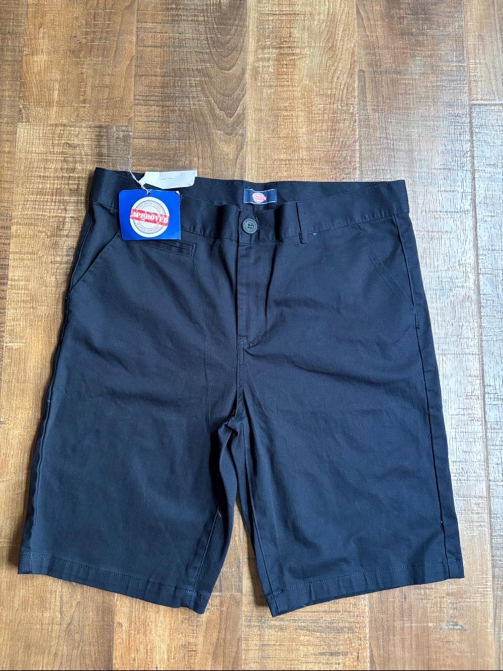 Men's teens Navy school Uniform Approved Shorts size 34 NWT